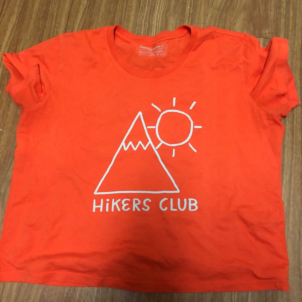 Outdoor voices hikers club tee LIMITED EDITION